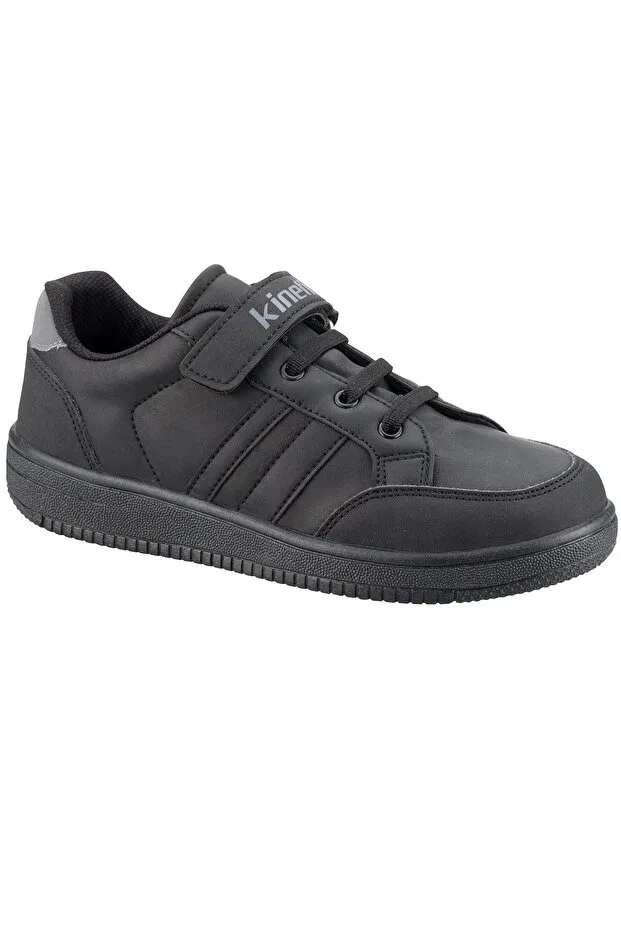 Детские кроссовки для мальчиков на шнуровке Malibu boy 1fx black boys' sneakers100915738 Kinetix, Black-120473