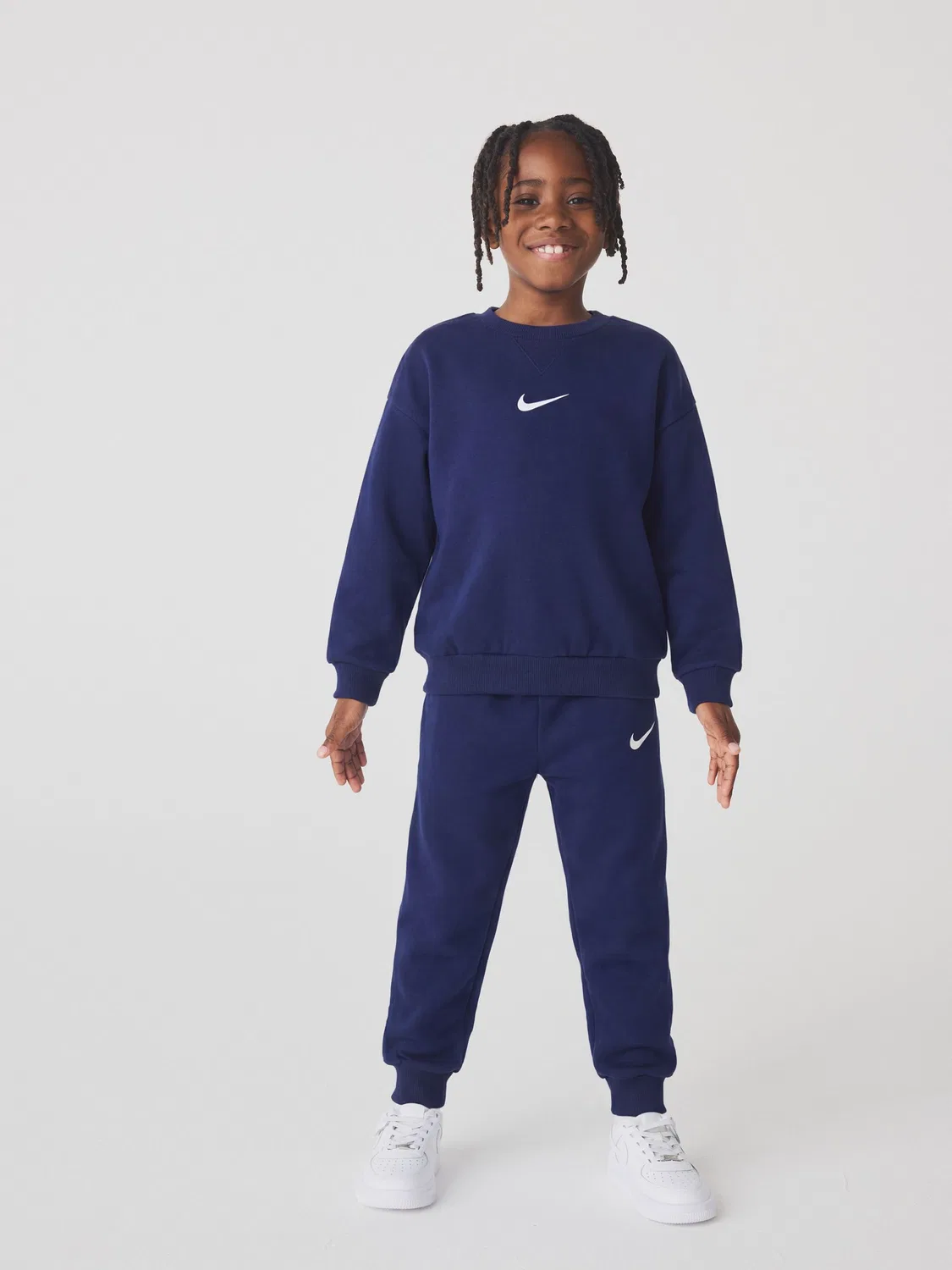 Спортивный костюм Essentials Crew Nike, темно-синий