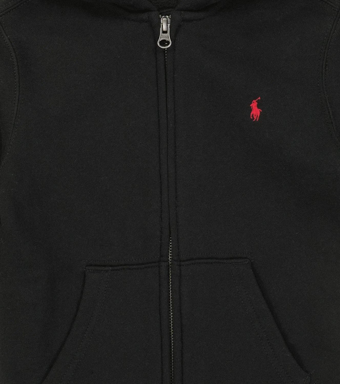 Худи на молнии Polo Ralph Lauren Kids, черный — фото 3