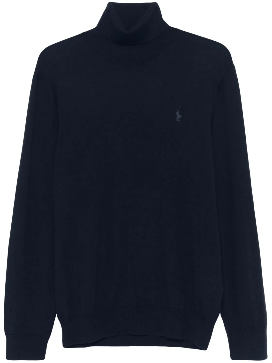 Polo Ralph Lauren Синий свитер с воротником-хомут