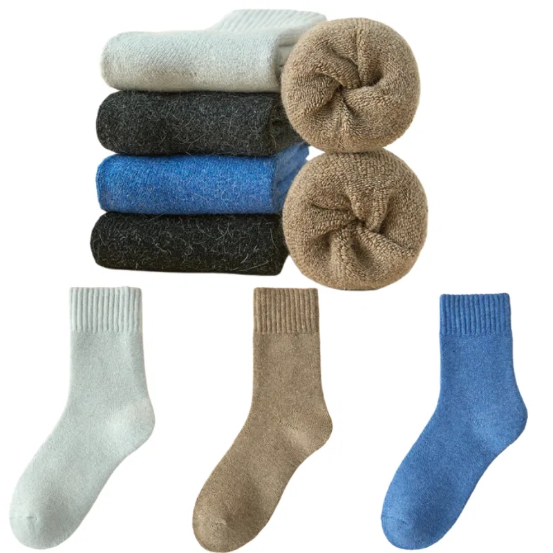 Детские носки-гольфы 3 шт Light Gray, Dark Camel, Denim Blue MIIOW
