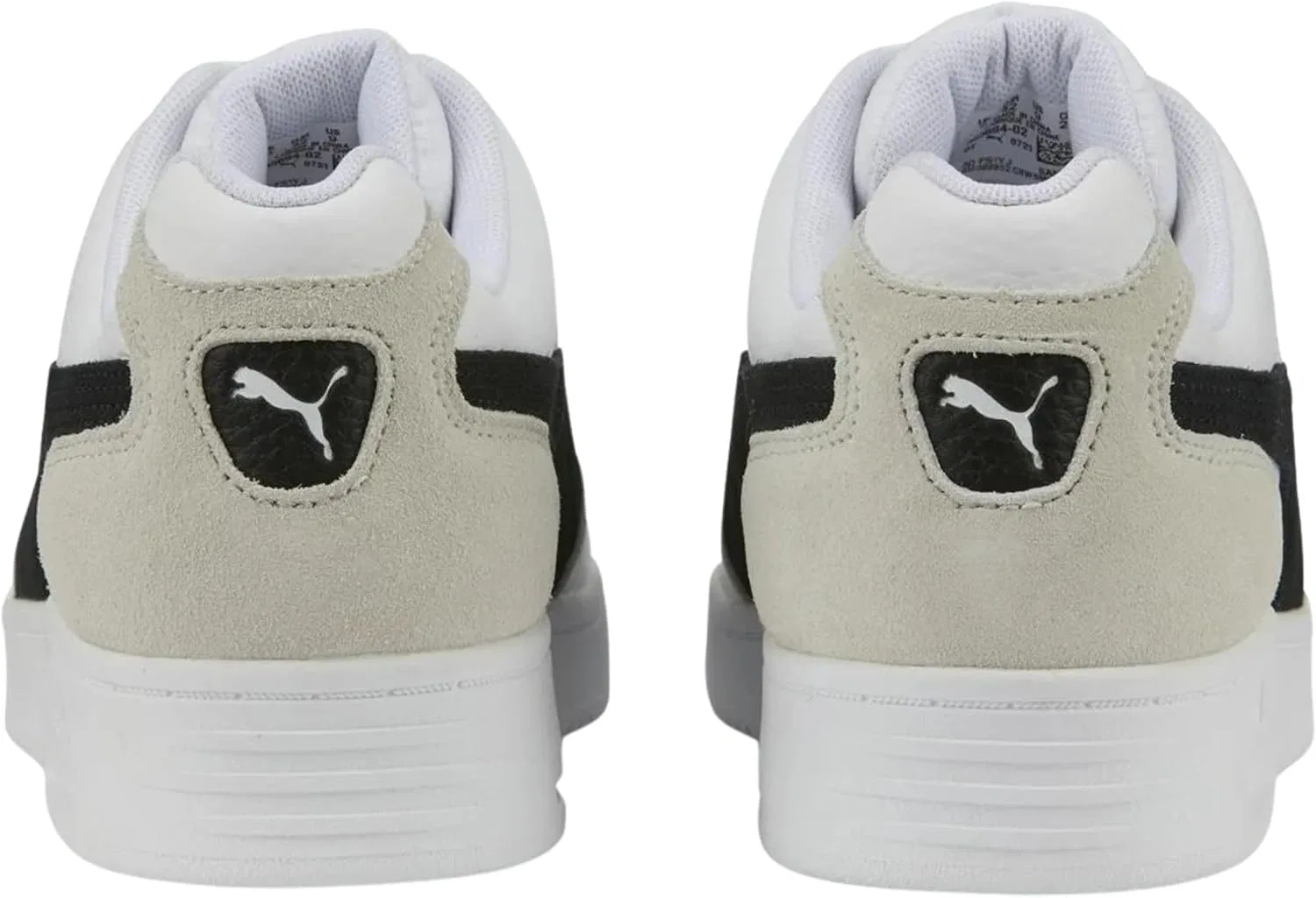 Мужские низкие кроссовки PUMA Suede FS, Black White — фото 3