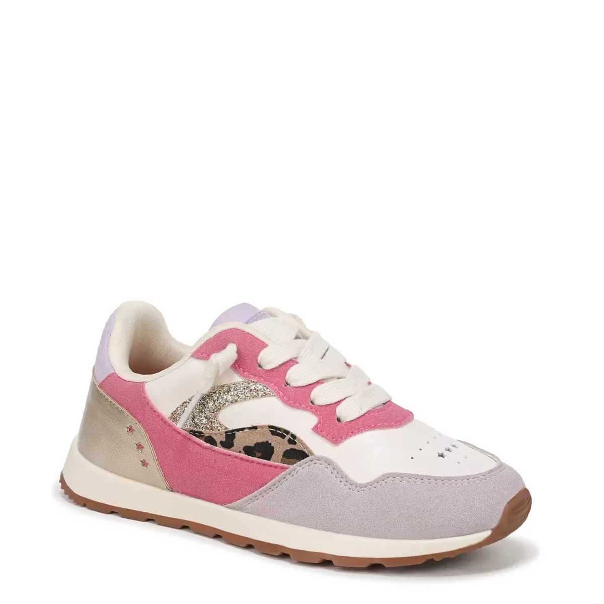 Детские кроссовки для девочек с глиттером Blowfish Malibu Kids, Pink Multi Faux Suede