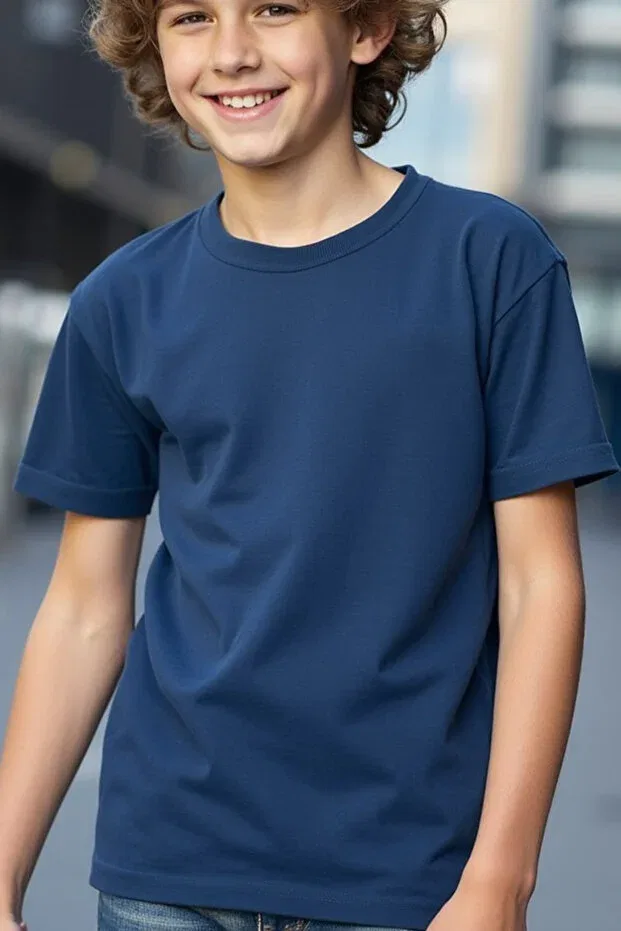 Детская футболка хлопковая Indigo Kids T-Shirt Cloise, Indigo