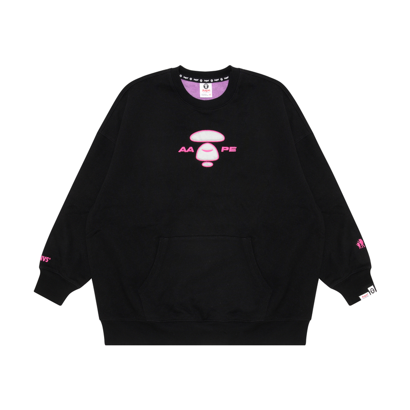 

Свитшот с принтом логотипа Aape, черный BKX