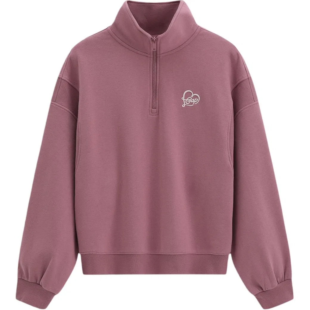 Женский свитшот с воротником-стойкой GAP, Pink