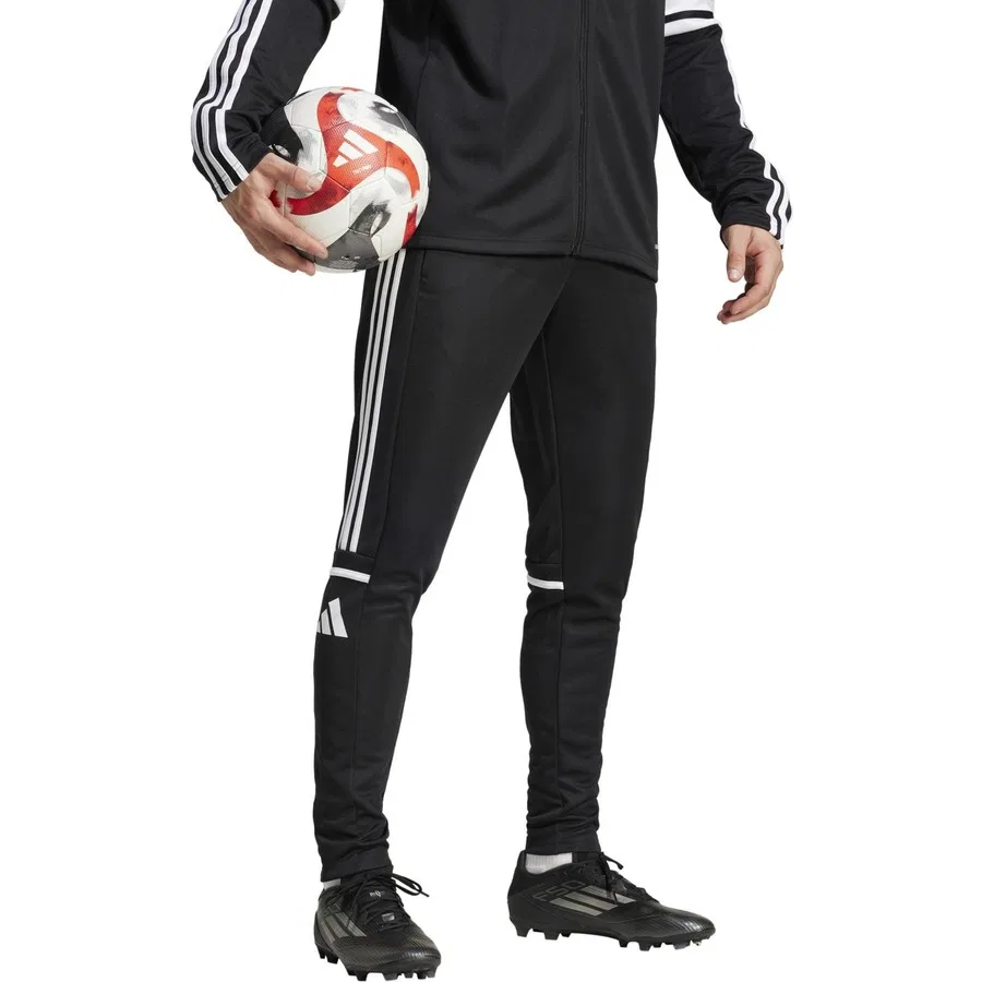 Спортивные штаны с принтом, модель SQ25 Tr Pnt, adidas, Черный — фото 3