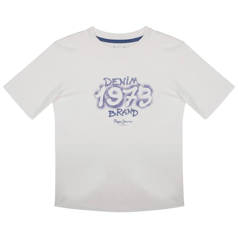 Футболка с коротким рукавом Nelton Pepe Jeans, белый