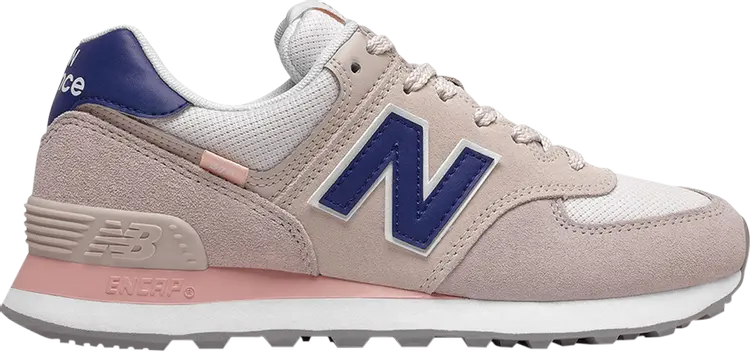 

Кроссовки New Balance Wmns 574 'Timberwolf Virtual Violet', кремовый, Бежевый, Кроссовки New Balance Wmns 574 'Timberwolf Virtual Violet', кремовый