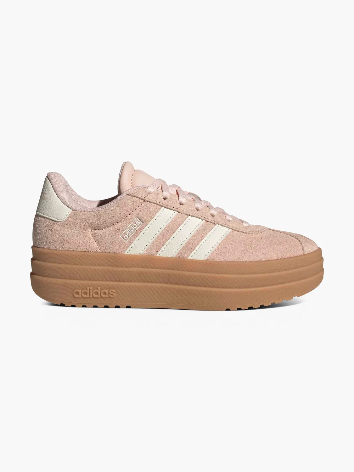 Детские кроссовки VL Court Bold J Adidas, цвет Rose Gold