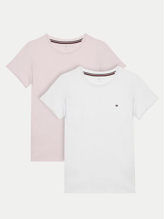Комплект футболок regular fit Tommy Hilfiger, розовый — фото 2