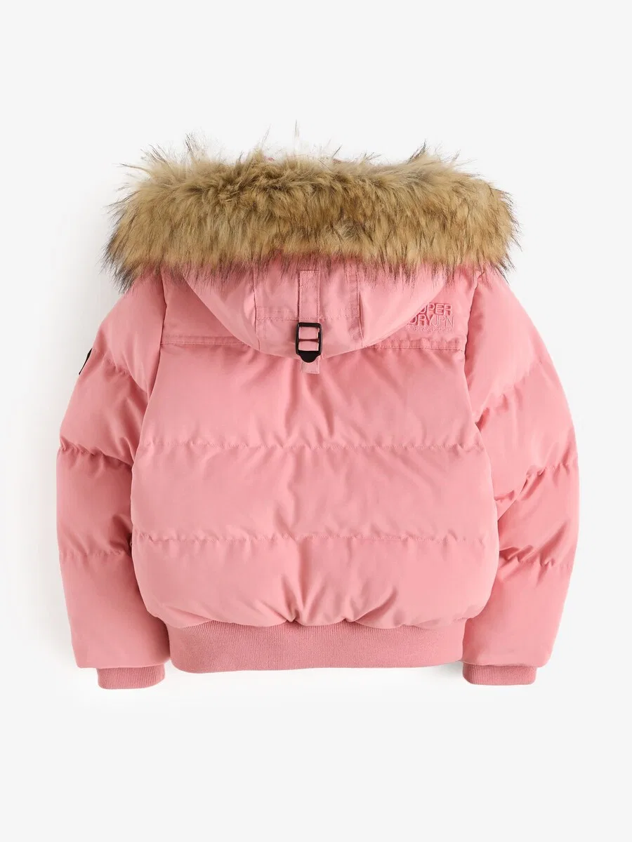 Зимняя куртка Superdry & Co 'Everest' светло-розового цвета — фото 3