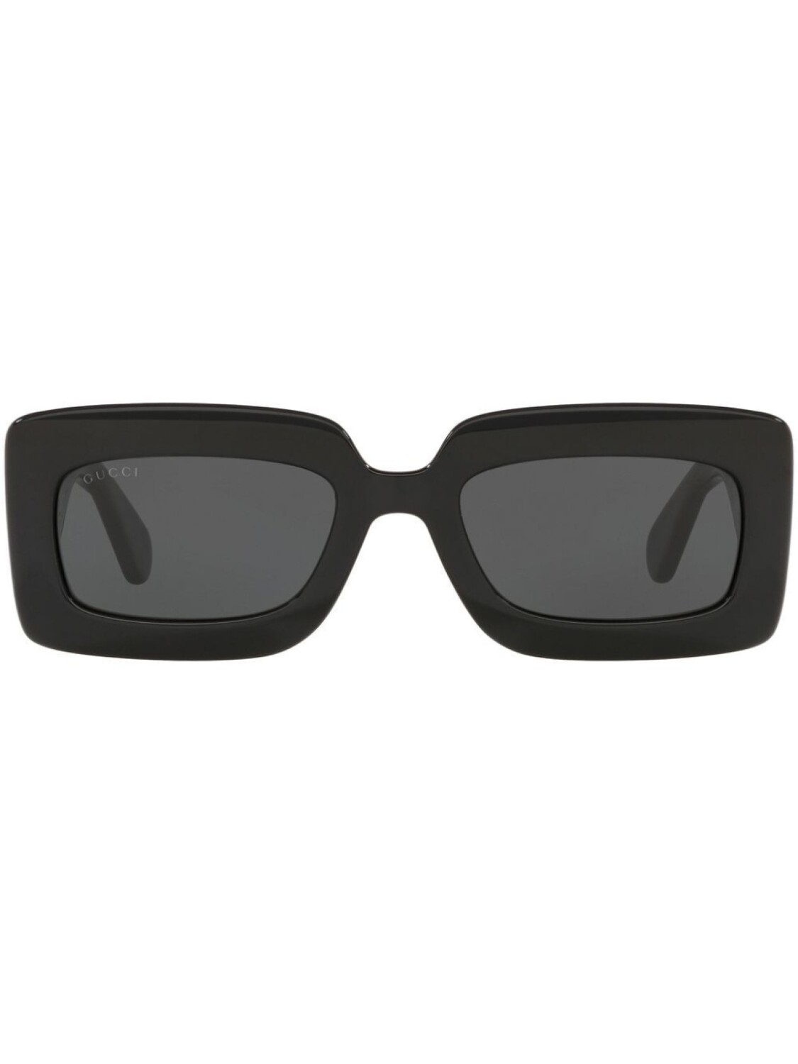 

Gucci Eyewear солнцезащитные очки GG0811S в прямоугольной оправе, черный