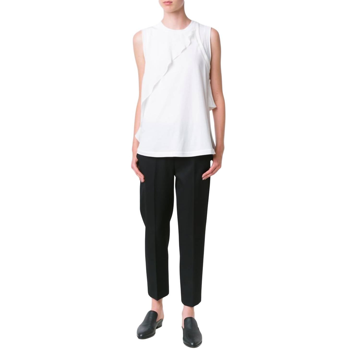 

Женская майка с оборками белого цвета 3.1 Phillip Lim