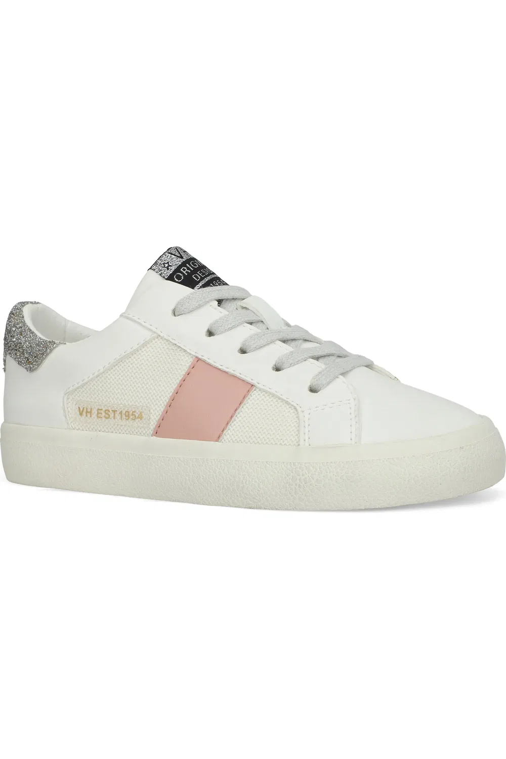 Детские кроссовки на молнии Layne Vintage Havana, White/Pink/Pop