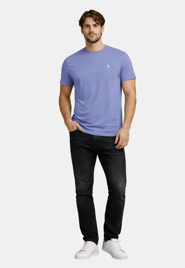 Футболка хлопковая Uscaaleb U.S. Polo Assn., blau, синий — фото 2