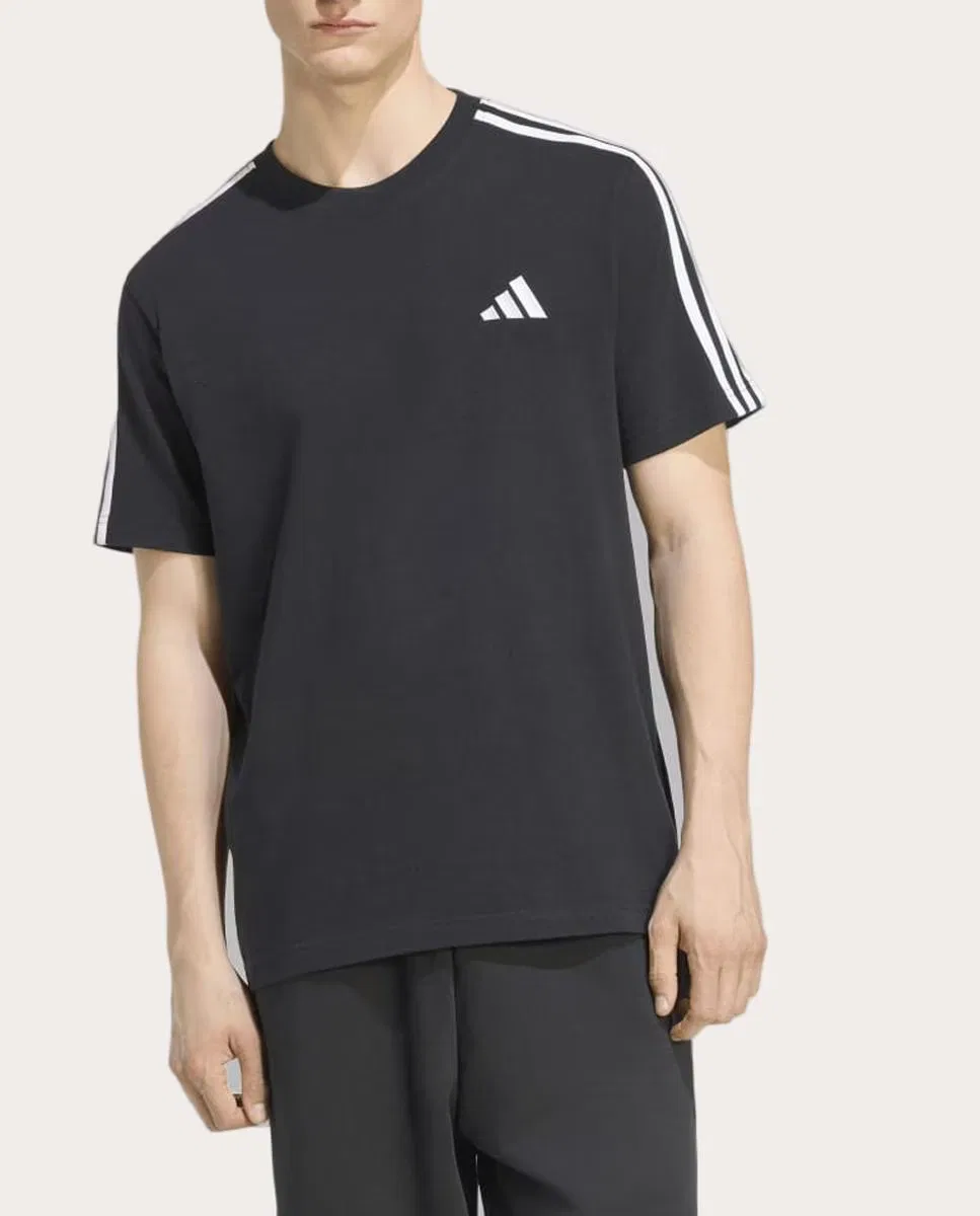 Мужская футболка, Essentials, adidas, черный