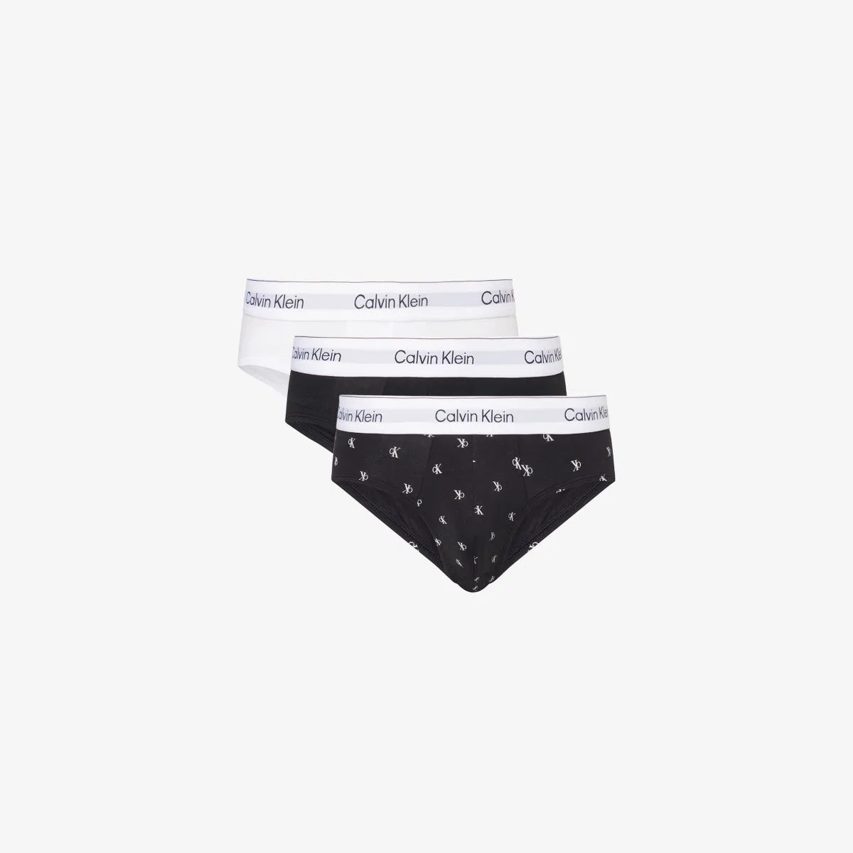 Набор Icon из трех трусов из эластичного хлопка Calvin Klein, мультиколор