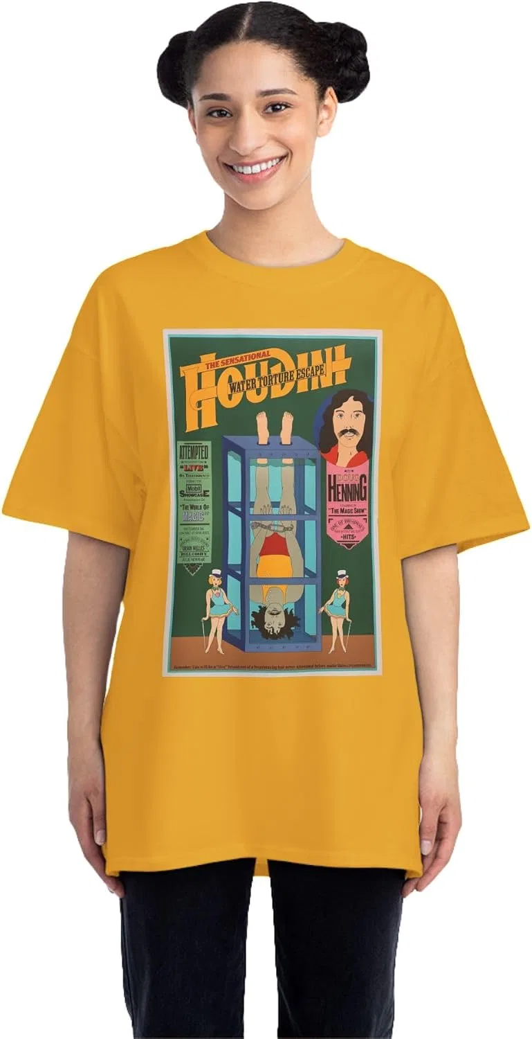 Мужская футболка с коротким рукавом Hanes 5180, Gold — фото 4