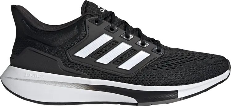 

Кроссовки Adidas EQ21 Run 'Black White', черный, Черный;серый, Кроссовки Adidas EQ21 Run 'Black White', черный