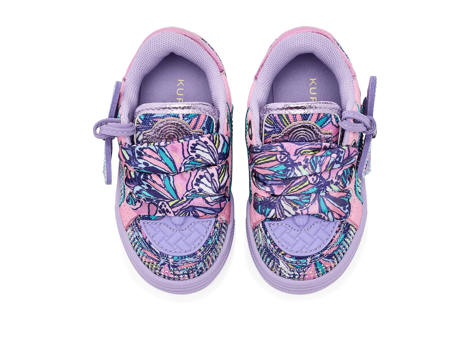 Кроссовки Mini Southbank Tag (для малышей) Kurt Geiger London Kids, Purple Multi — фото 3