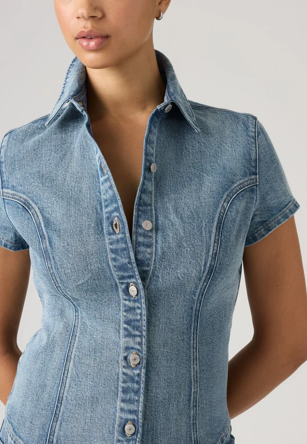Узкая блузка на пуговицах Levi'S, Hazy Days — фото 4