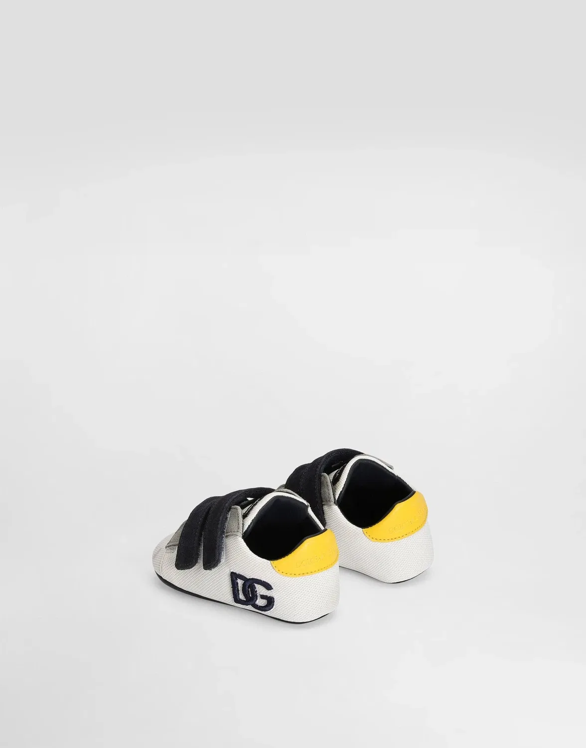 Кроссовки из вельветовой ткани Dolce & Gabbana, бежевый — фото 3