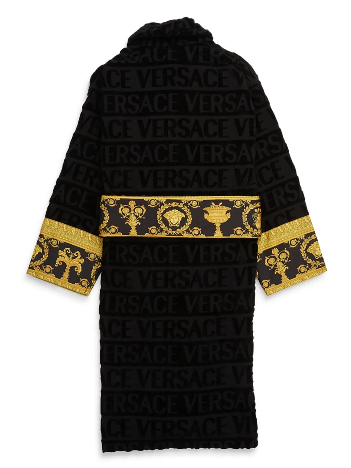 Versace Халат I Love Baroque черный — фото 2