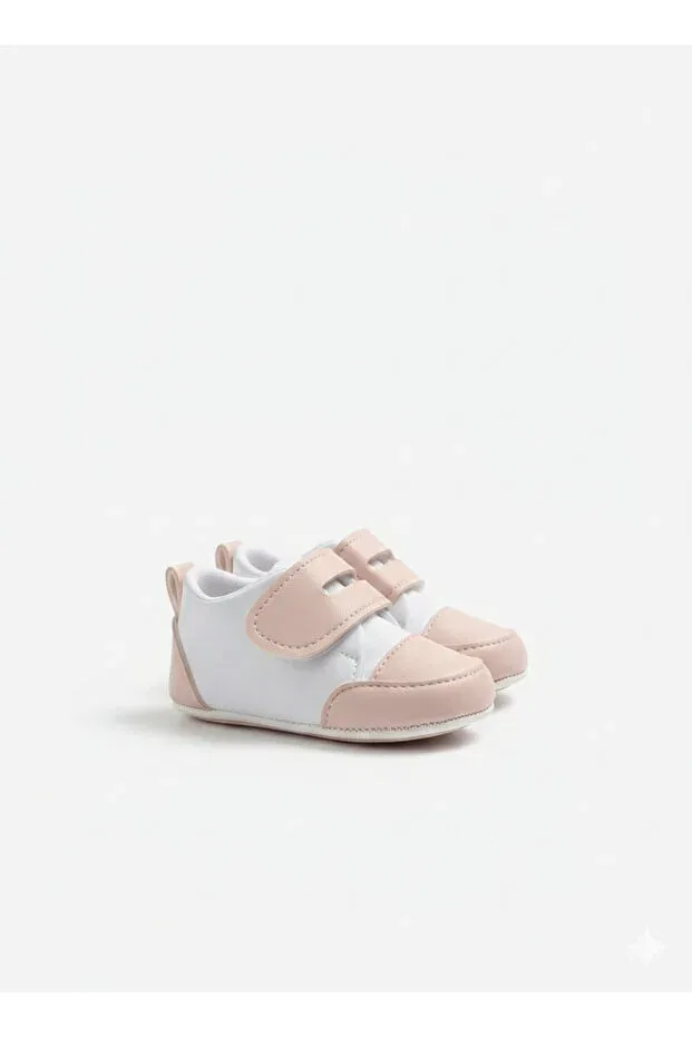 Детские туфли для девочек с липучкой Sema Baby, Beige