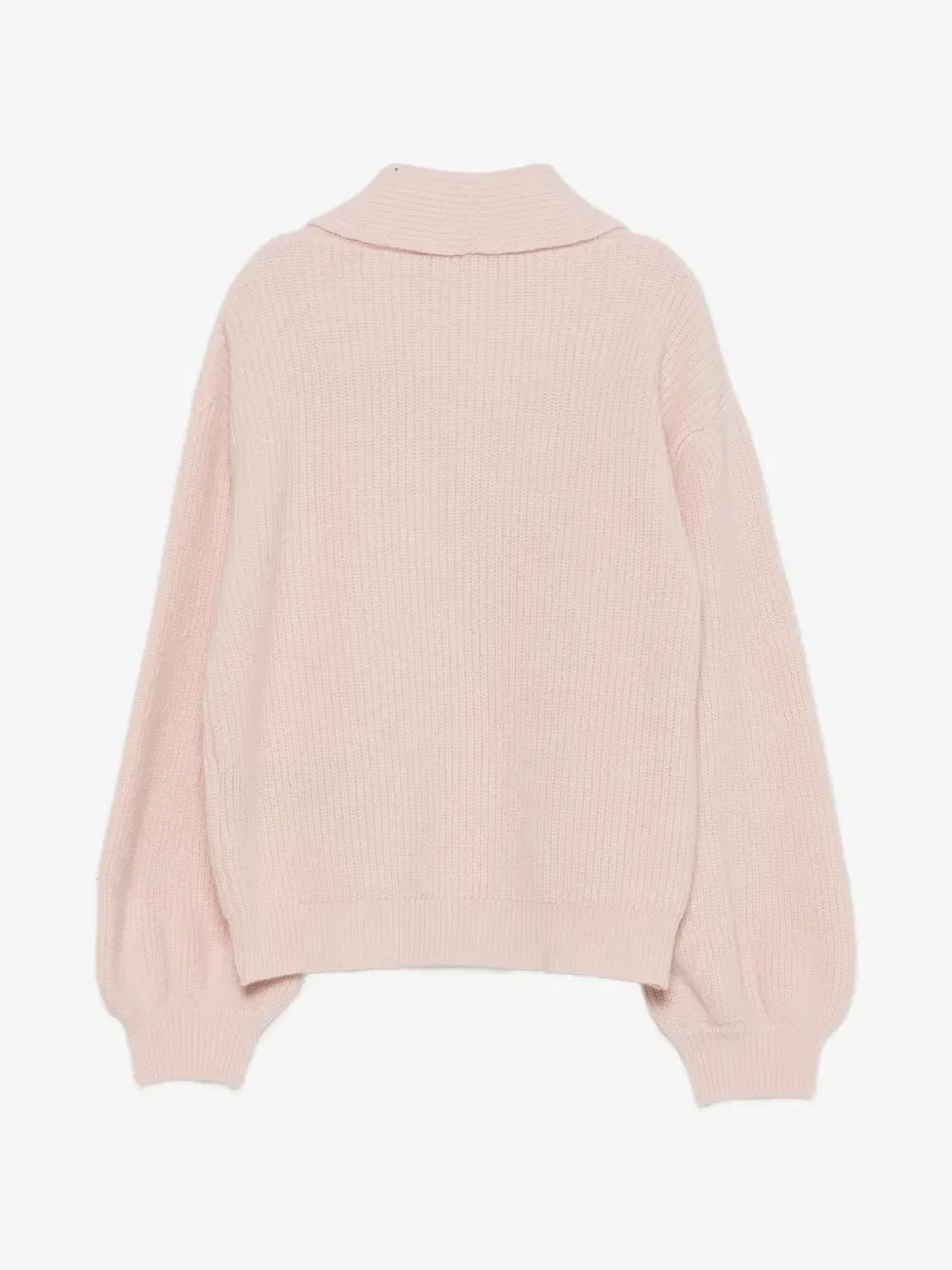 Двубортный кардиган с шалевым воротником Balmain Kids, розовый — фото 2