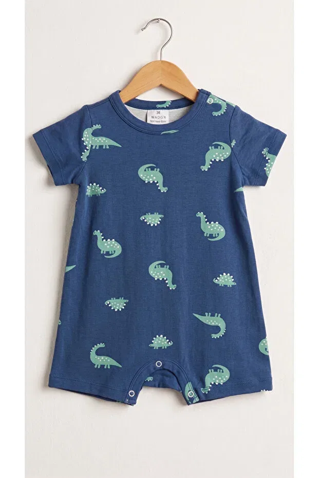Детский комбинезон с коротким рукавом Fuar Baby, Navy Blue