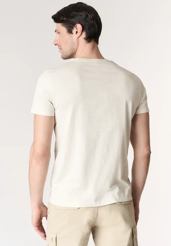 Футболка дышащая basic t-shirt U.S. Polo Assn., белый — фото 3