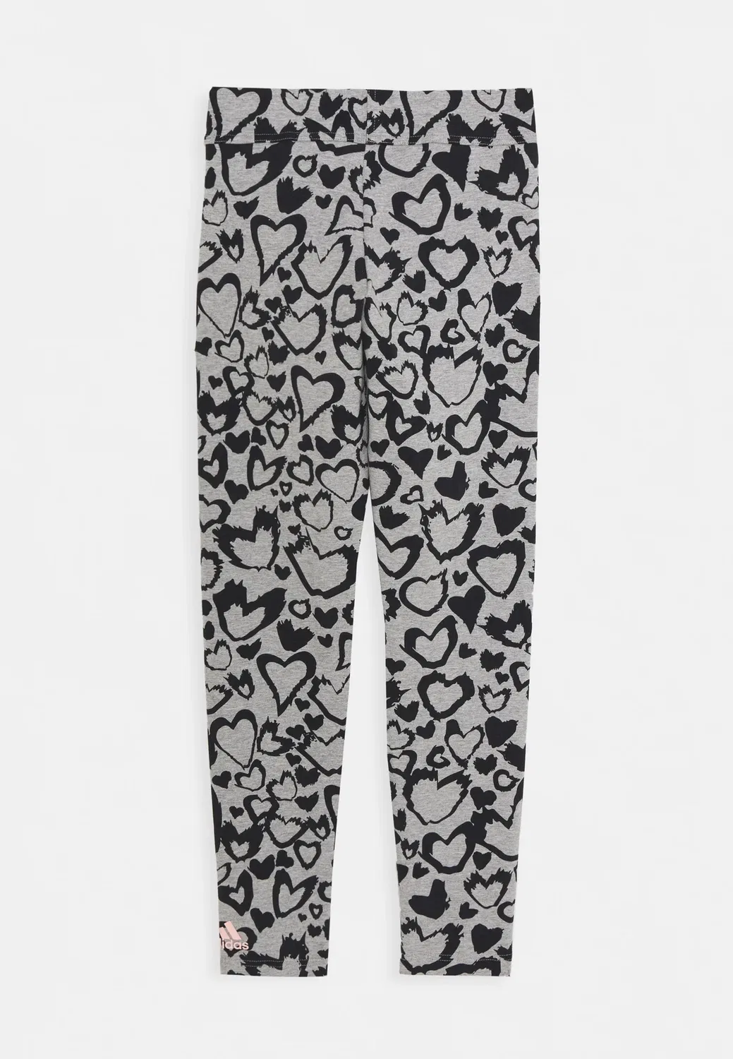 Леггинсы унисекс Adidas Performance, Grey/Black/Hazcor — фото 2