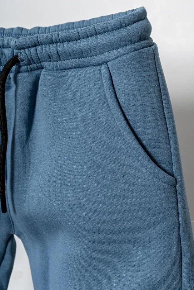 Детские спортивные штаны для мальчиков с карго-карманами Mışıl Kids, Element Blue — фото 3
