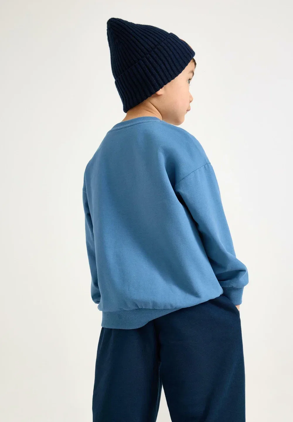 Толстовка с начесом внутри - толстовка Lindex, Light Dusty Blue — фото 3