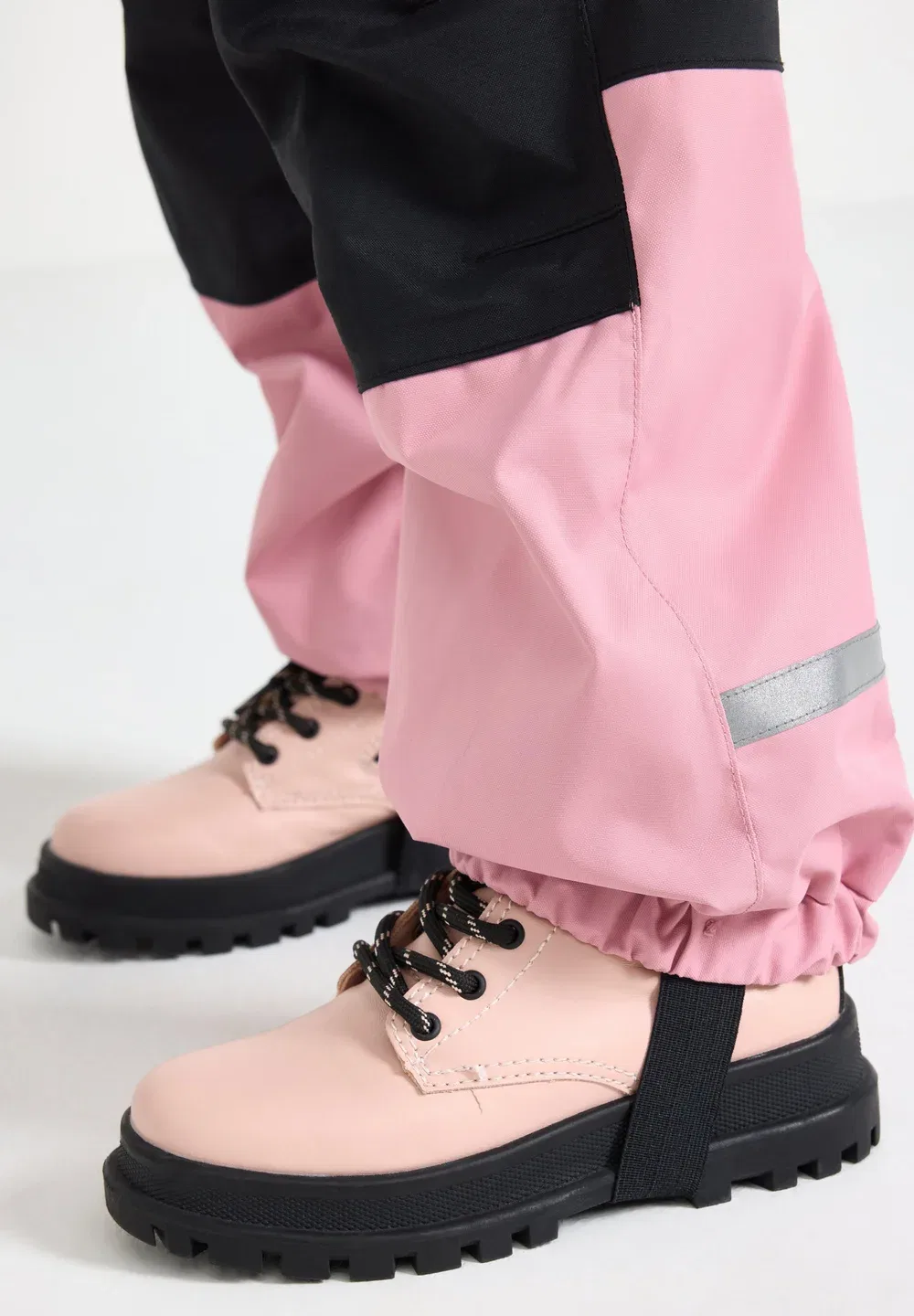 Водонепроницаемая верхняя одежда - дождевые брюки Lindex, Dark Dusty Pink — фото 4