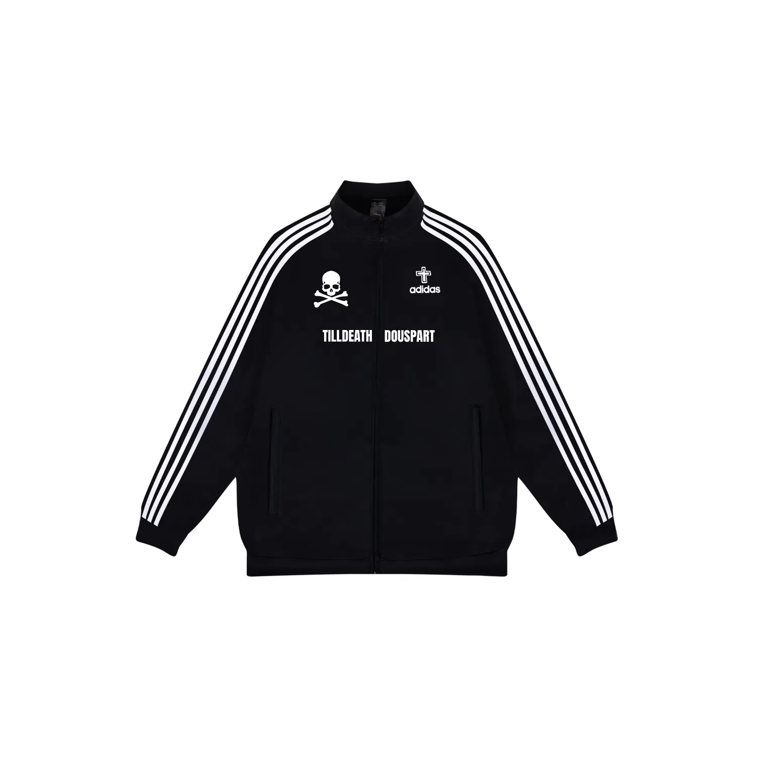 Женская куртка с воротником-стойкой Adidas ESSENTIALS, черный