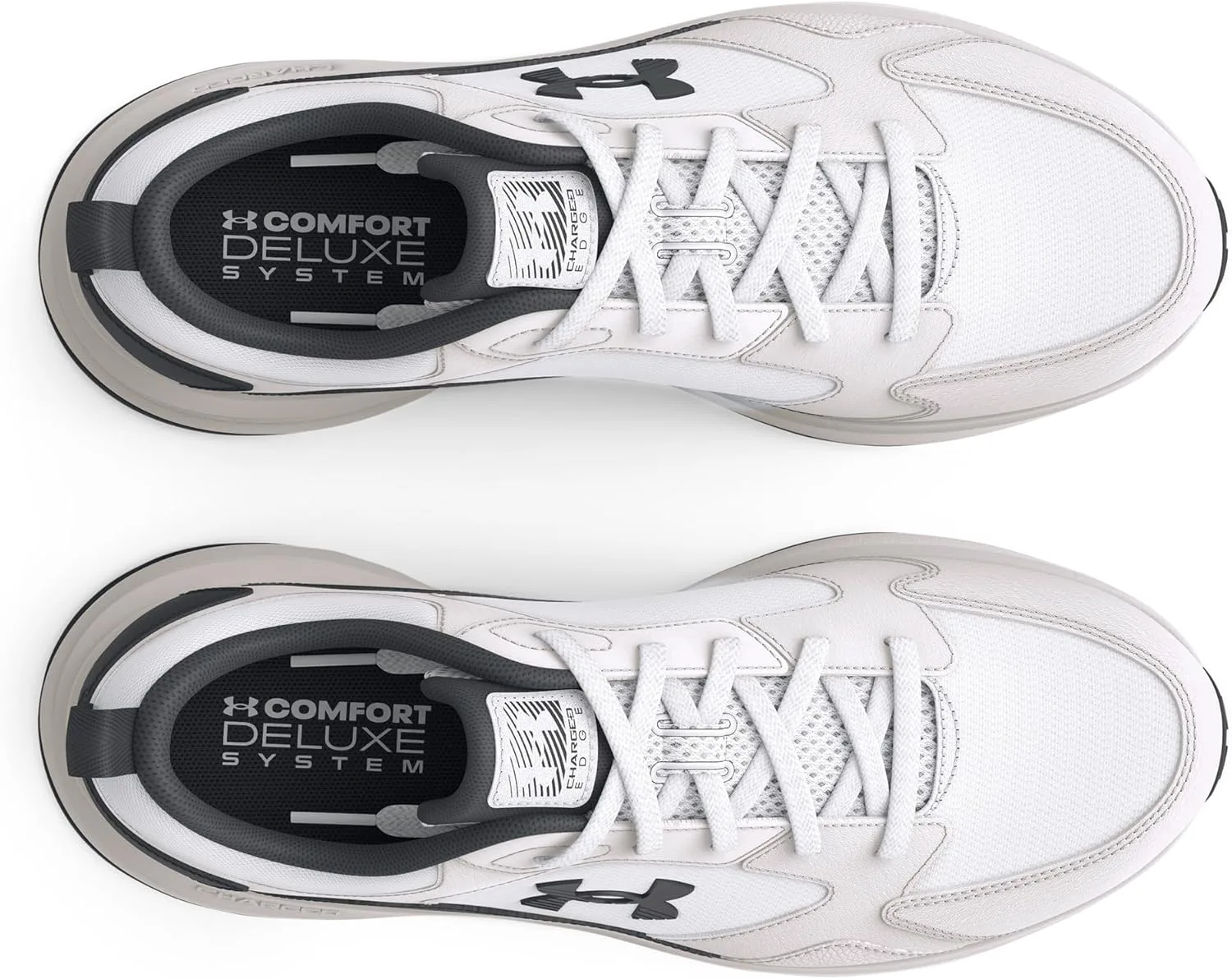 Мужские кроссовки Under Armour Charged Edge, белый/черный — фото 4