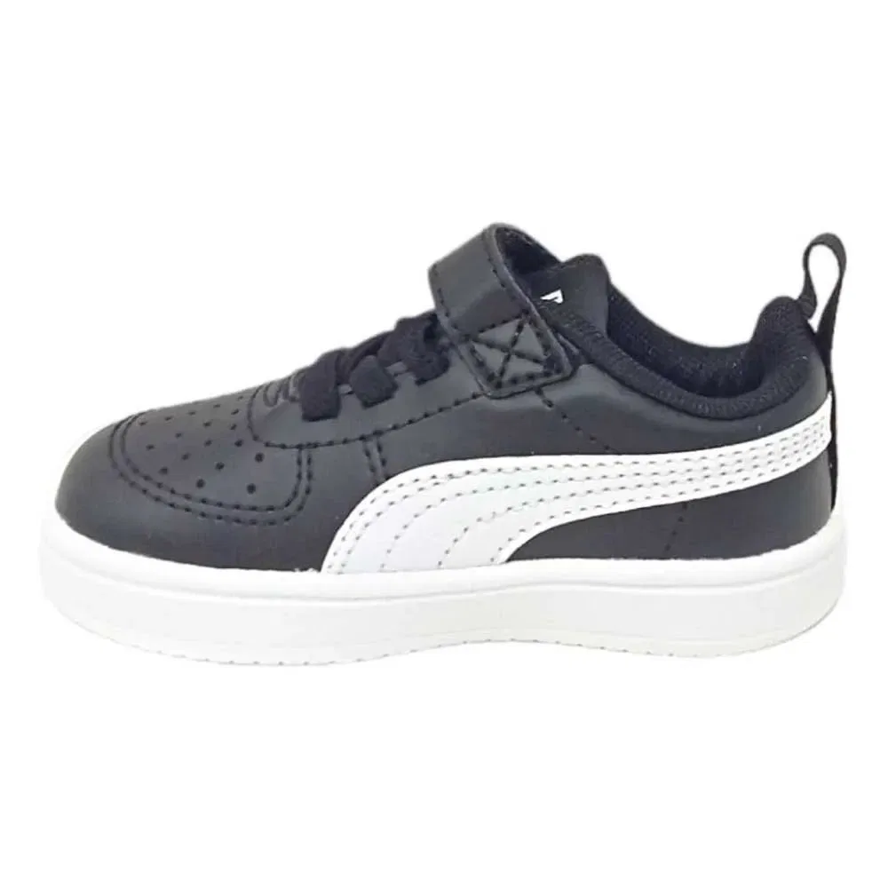 Детские кроссовки для девочек с эластичной шнуровкой Rickie AC Puma, Black — фото 3