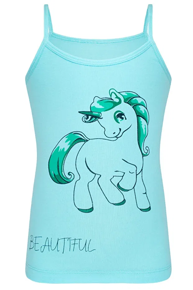 Детский топ для девочек с принтом Unicorn 5 Pack Biyokids, Multicolor — фото 2