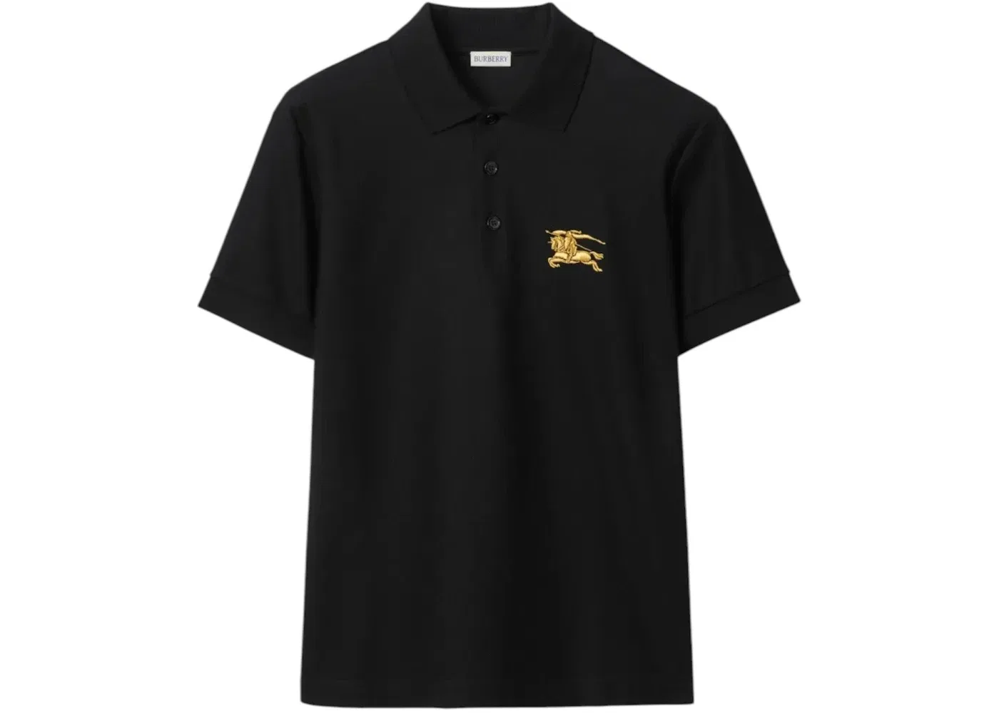 Мужская футболка с логотипом Burberry Stan Small Logo, Black