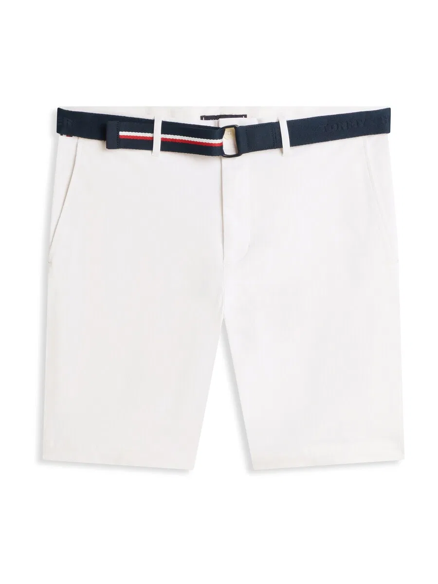 Шорты-чиносы TOMMY HILFIGER Regular 'Denton Ess' белого цвета