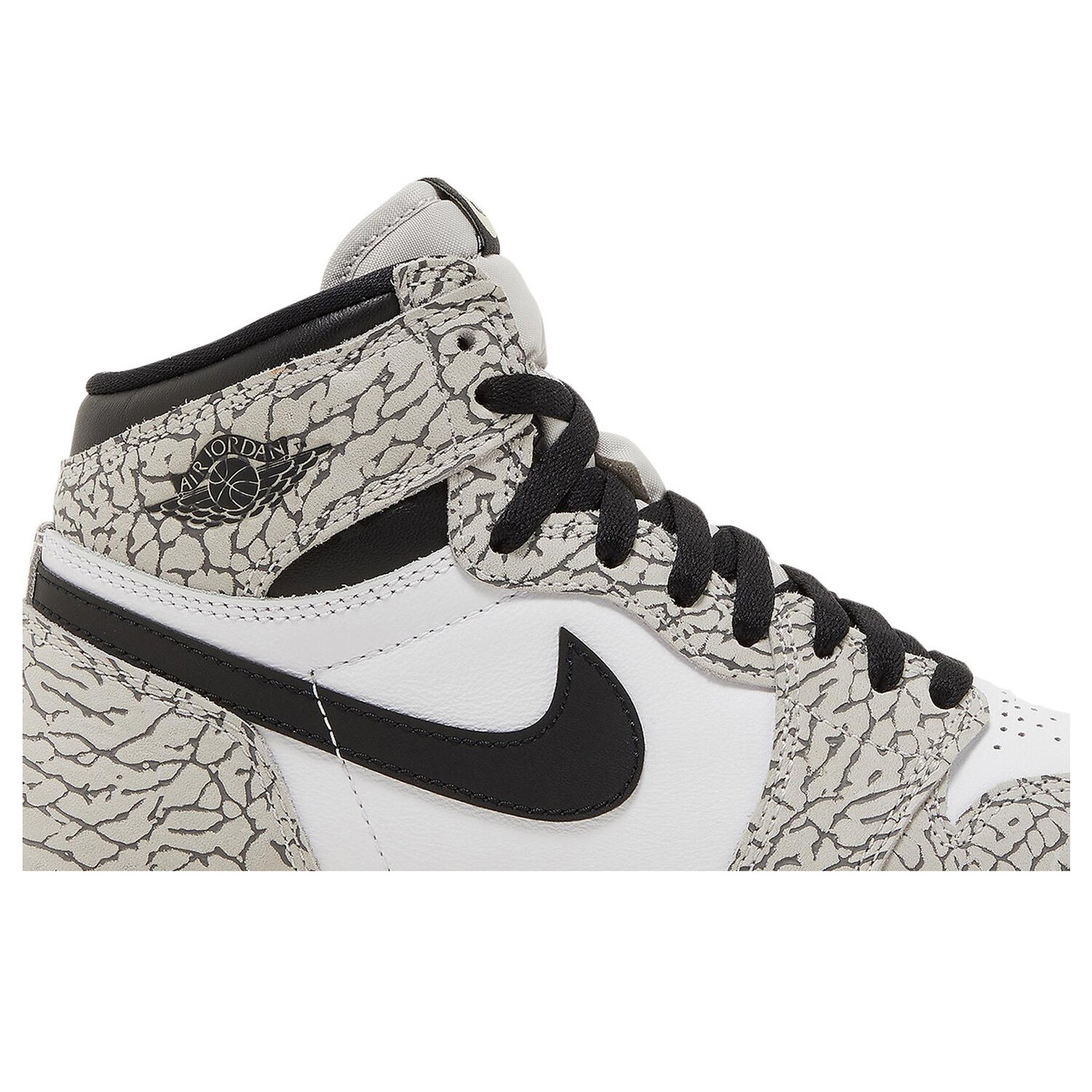 Кроссовки Nike Air Jordan 1 Retro High OG GS 'White Cement', Серый — фото 2