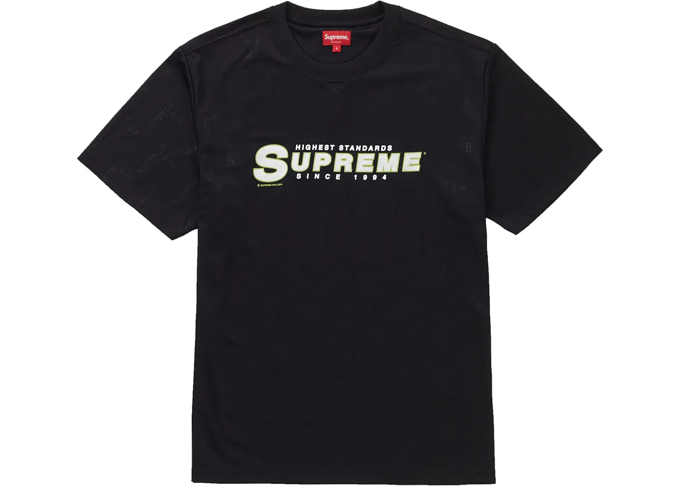 Мужская футболка Supreme S/S Top, Black