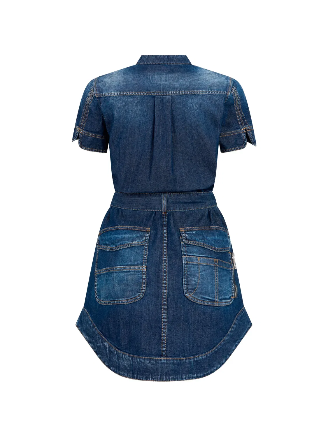 Платье Carpenter синего цвета DSQUARED2, синий — фото 2