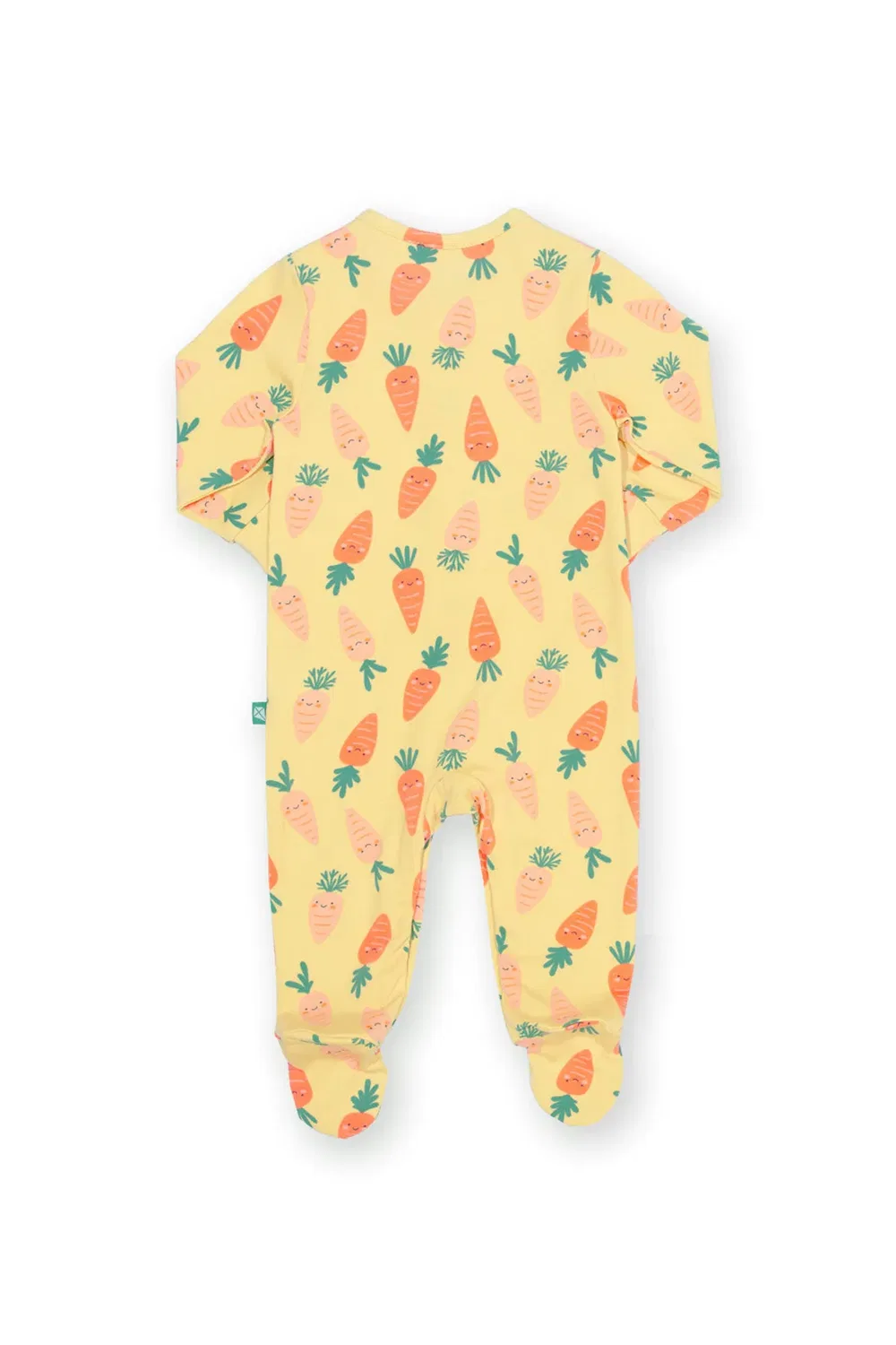 Детский слип с принтом Happy Carrot Kite, Yellow — фото 3