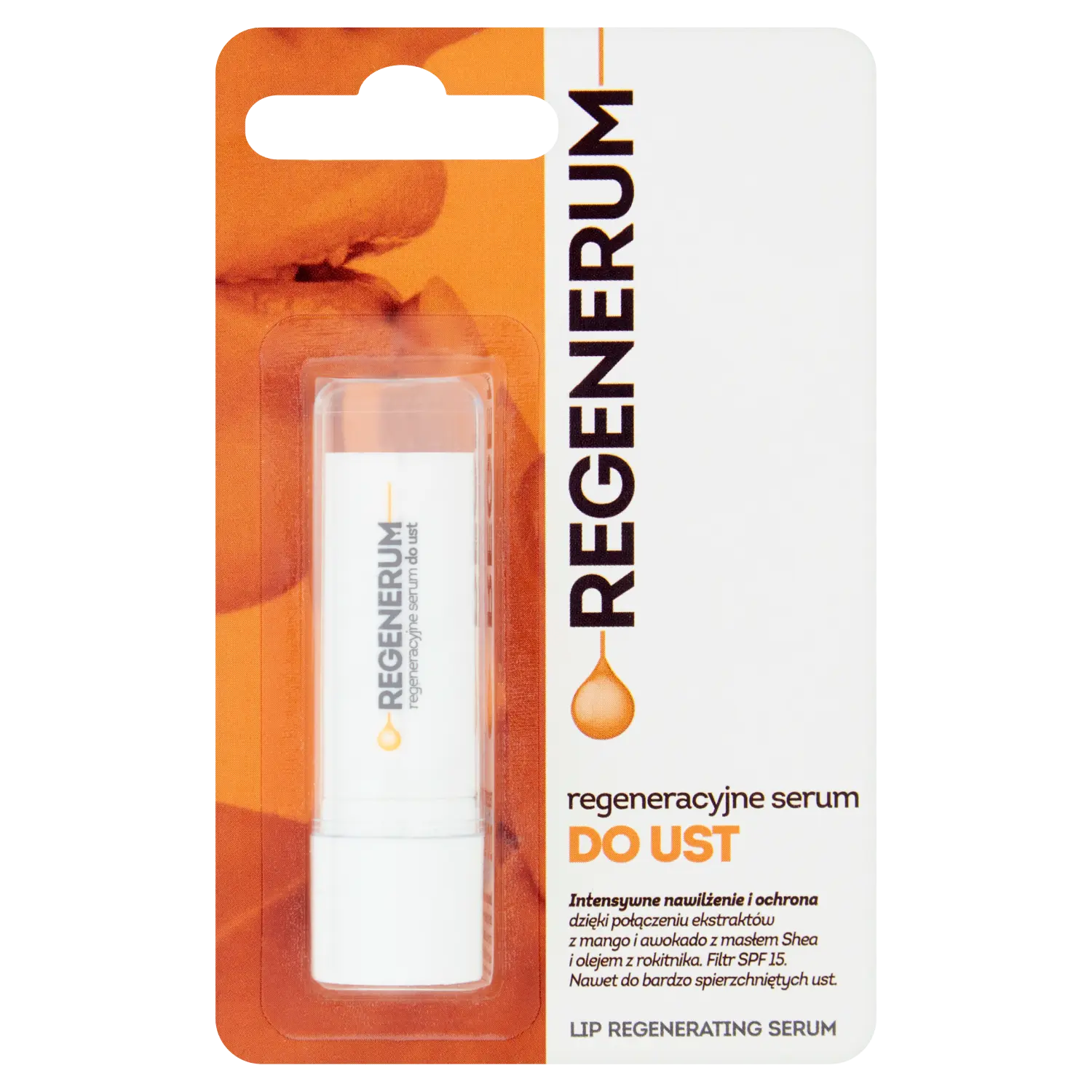 

Regenerum регенерирующая сыворотка для губ с SPF15, 5 г