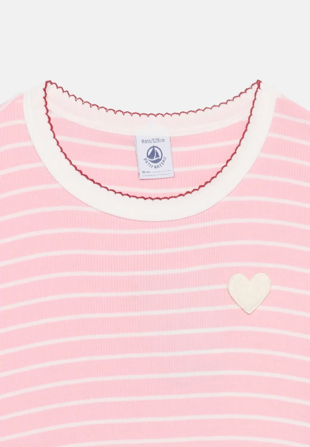 Повседневное платье Petit Bateau, Charmi/Marshmallow — фото 4