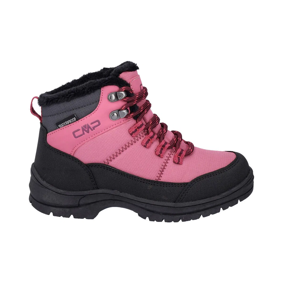 Детские зимние ботинки с утеплением CMP Annuuk Snowboots Wp Junior, Rosa Schwarz