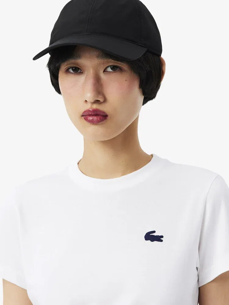 Футболка LACOSTE базовая, White — фото 2